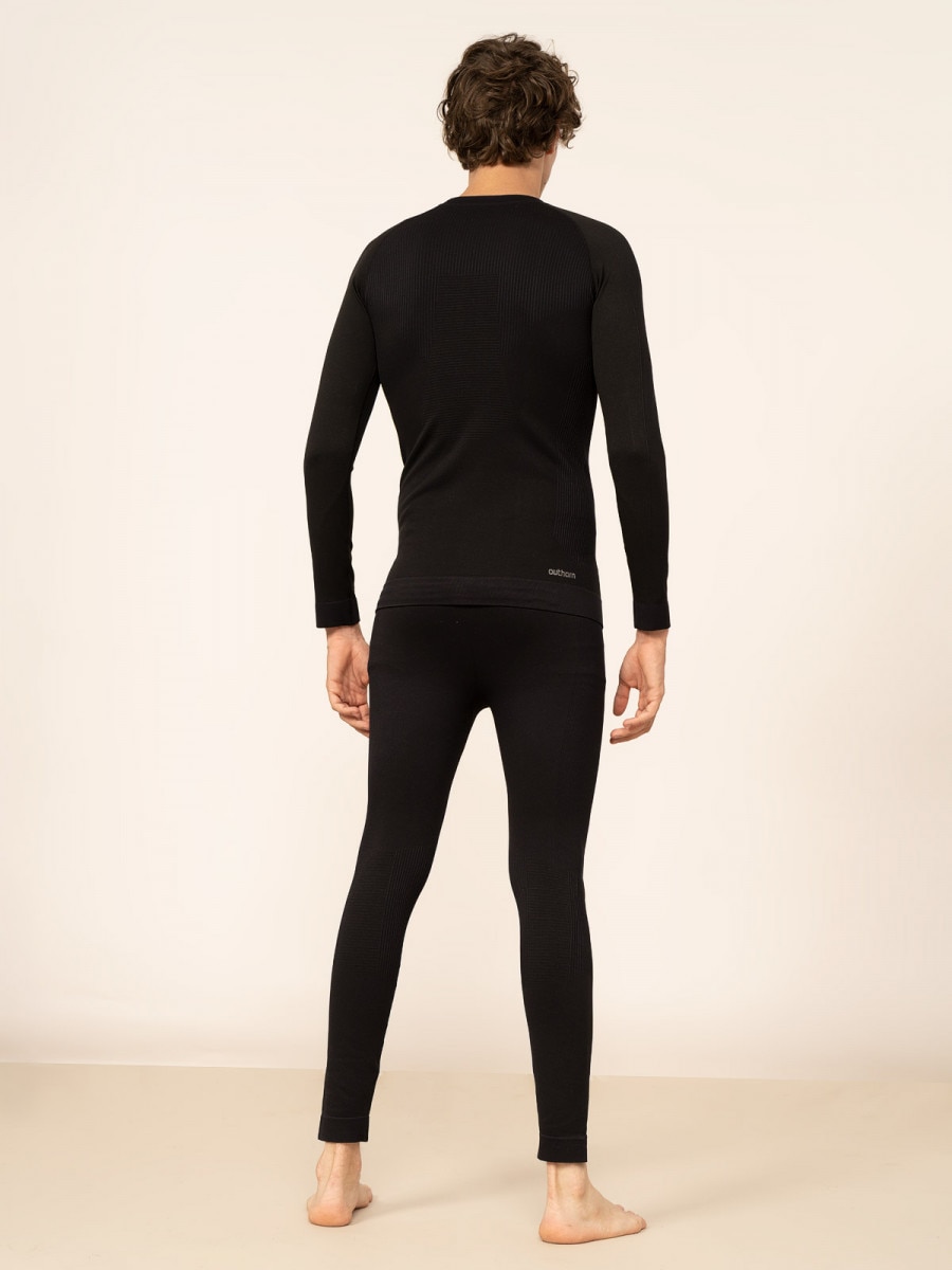 OUTHORN Men's seamless thermoactive underwear (bottom) deep black 5