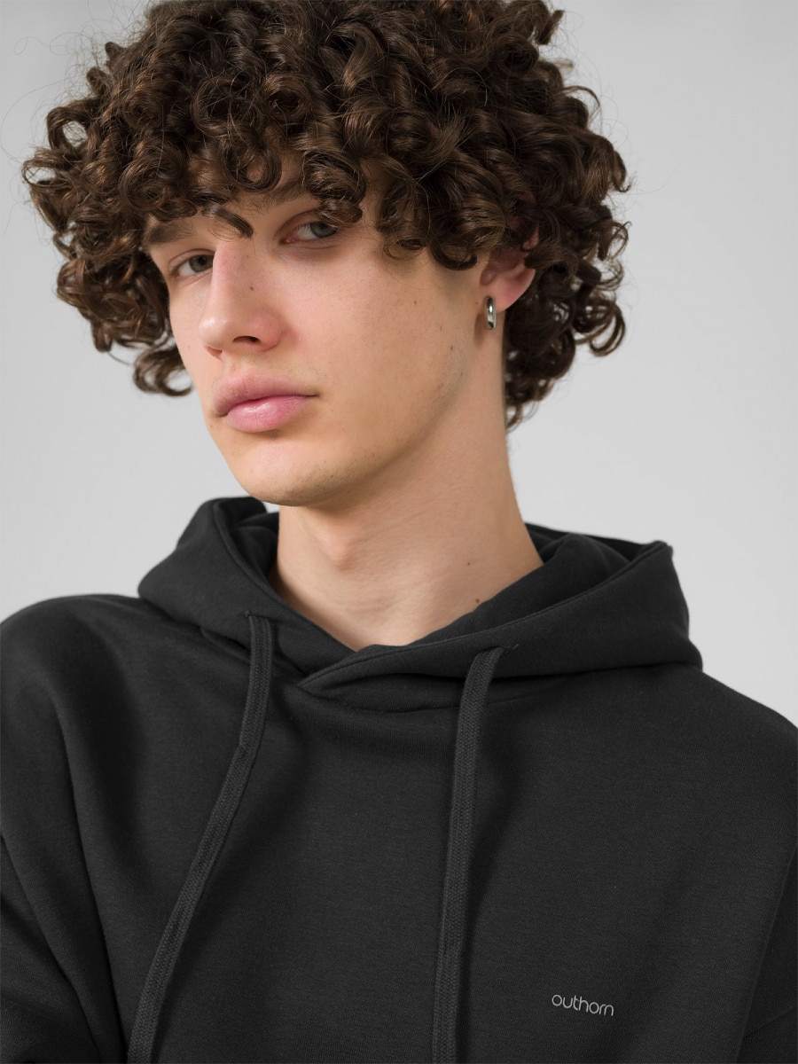 OUTHORN Men's pullover sweatshirt with print darrk gray