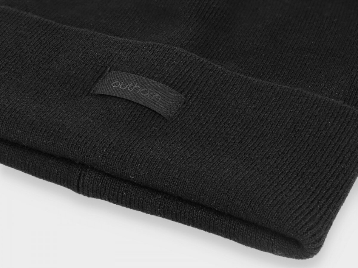 OUTHORN Men's winter beanie deep black 2