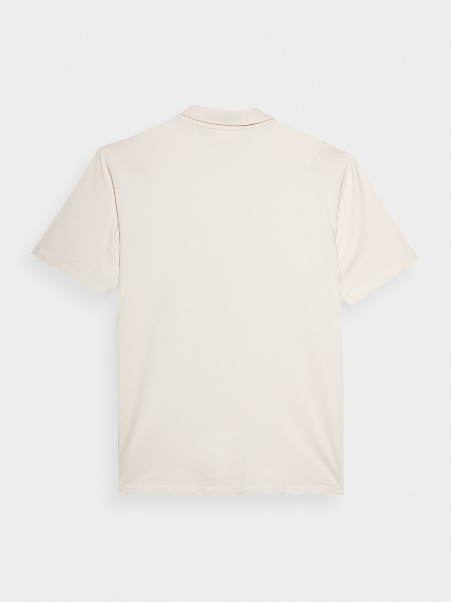 OUTHORN Men's polo shirt - cream 7