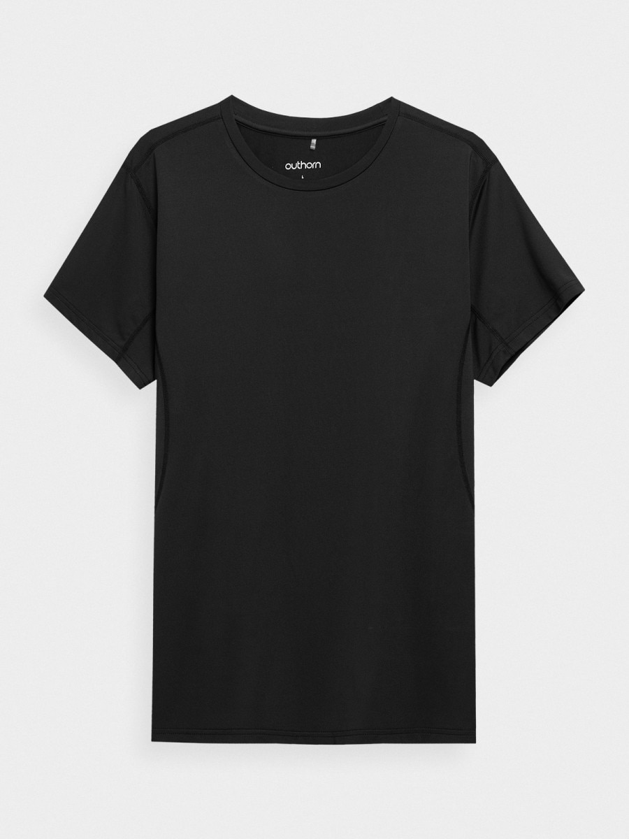 OUTHORN Men's active t-shirt deep black 5