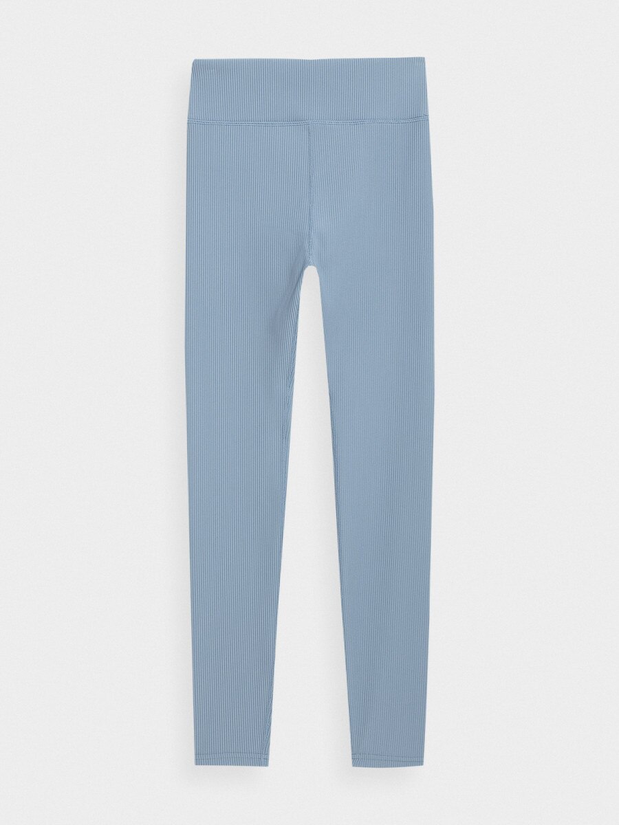 OUTHORN Women's training leggings light blue 4