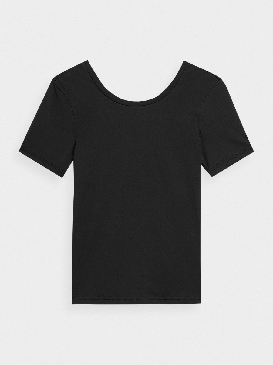 OUTHORN Women's training T-shirt deep black 4