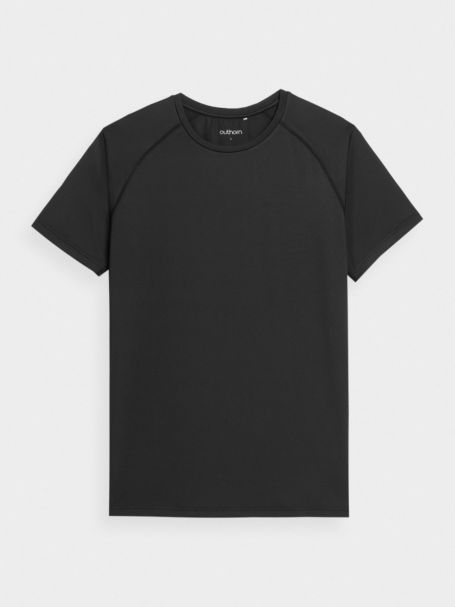 OUTHORN Men's training T-shirt deep black