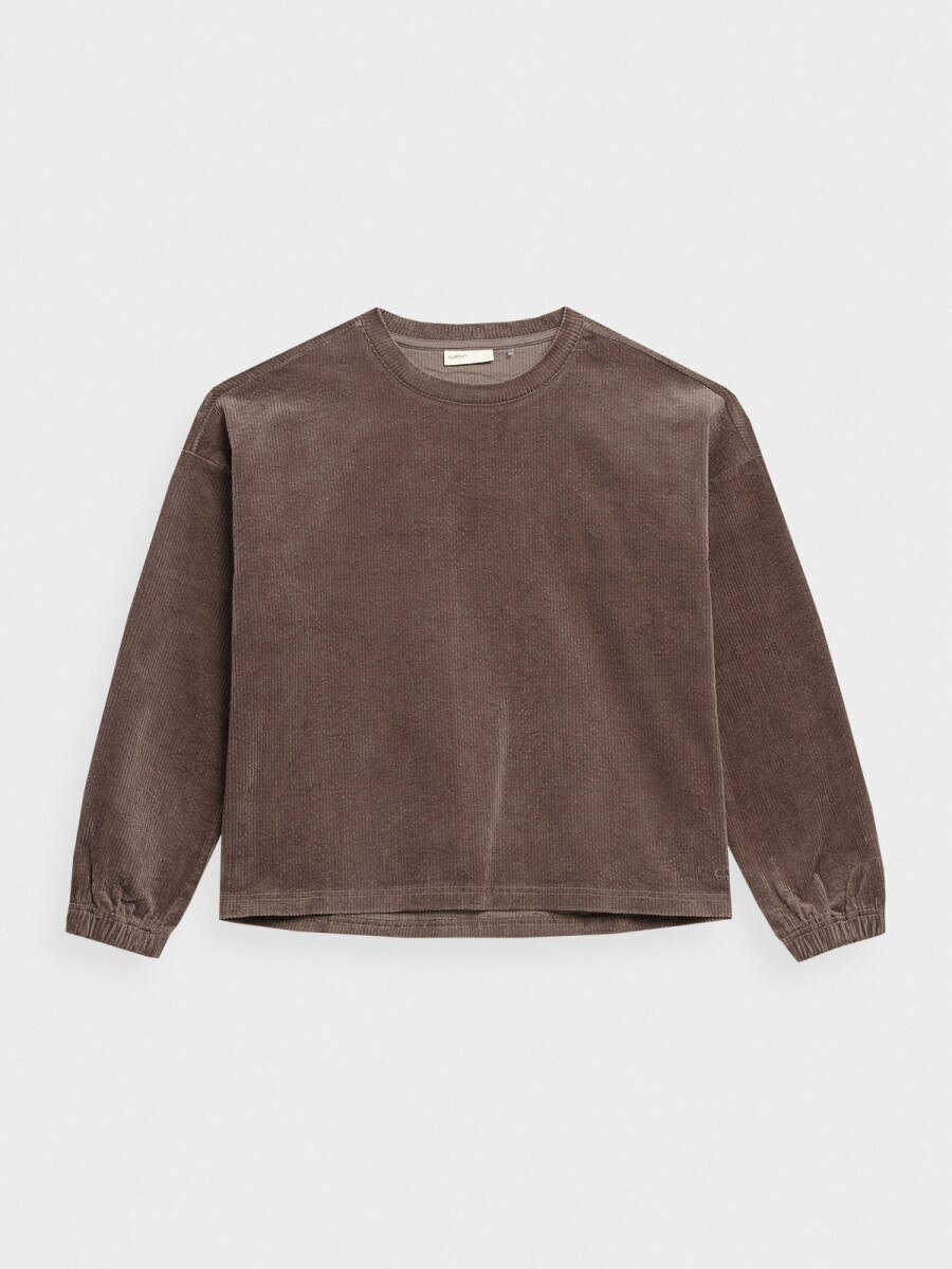 OUTHORN Women's pullover corduroy sweatshirt 5