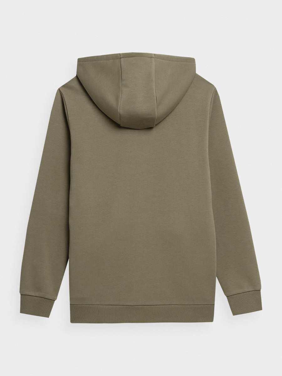 OUTHORN Men's zip-up hooded sweatshirt khaki 7