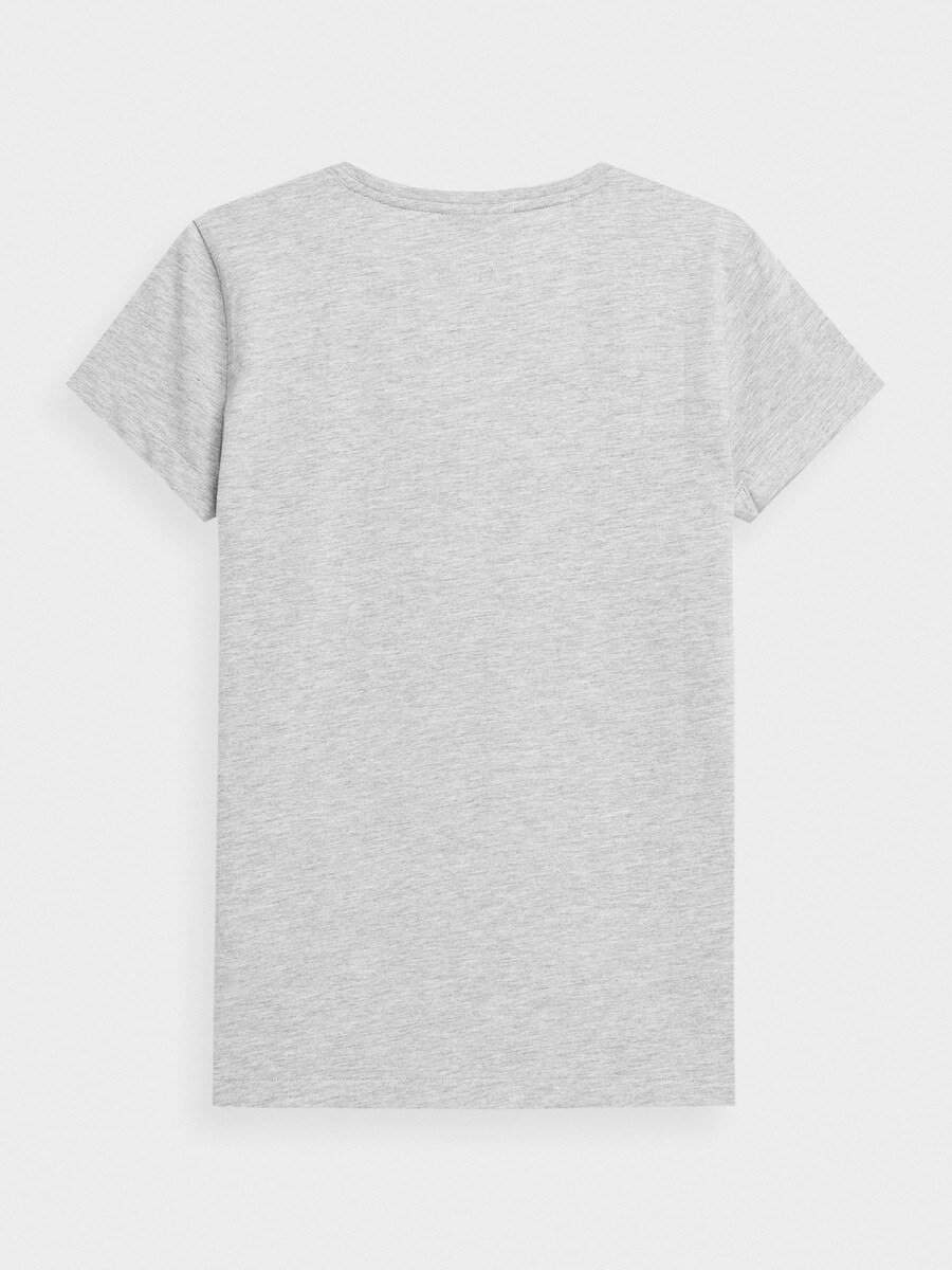 OUTHORN Women's plain V-neck T-shirt 5