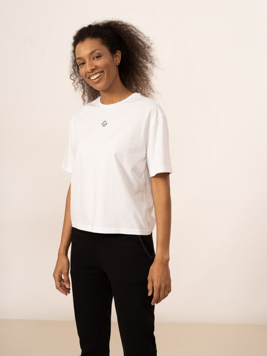 OUTHORN Women's T-shirt with print white