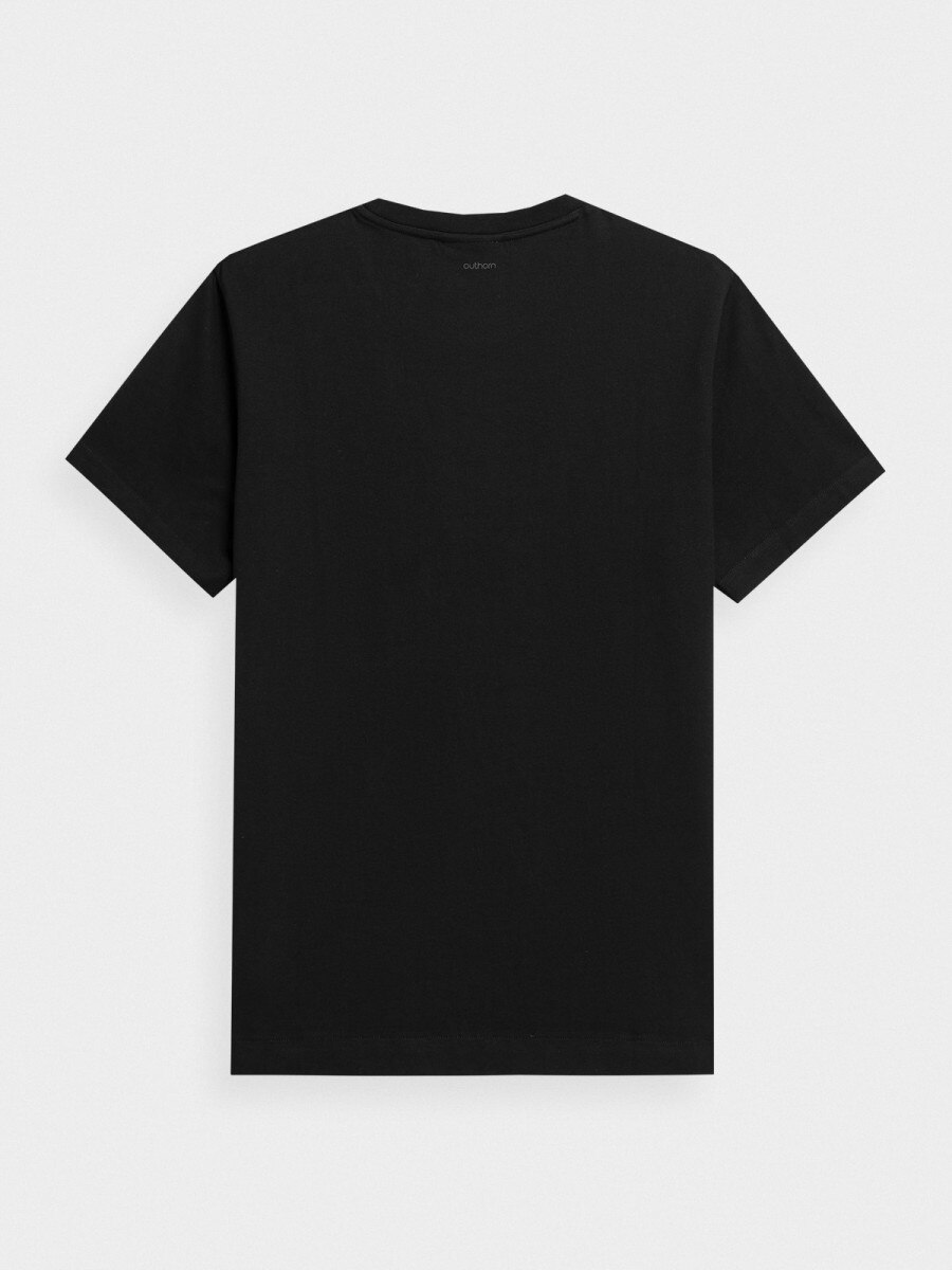 OUTHORN Men's T-shirt with print deep black 6