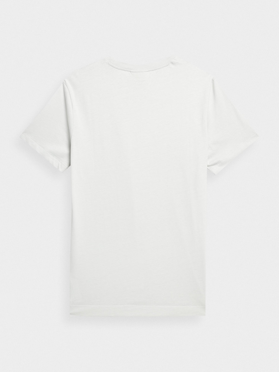 OUTHORN Men's plain T-shirt cool light gray 6
