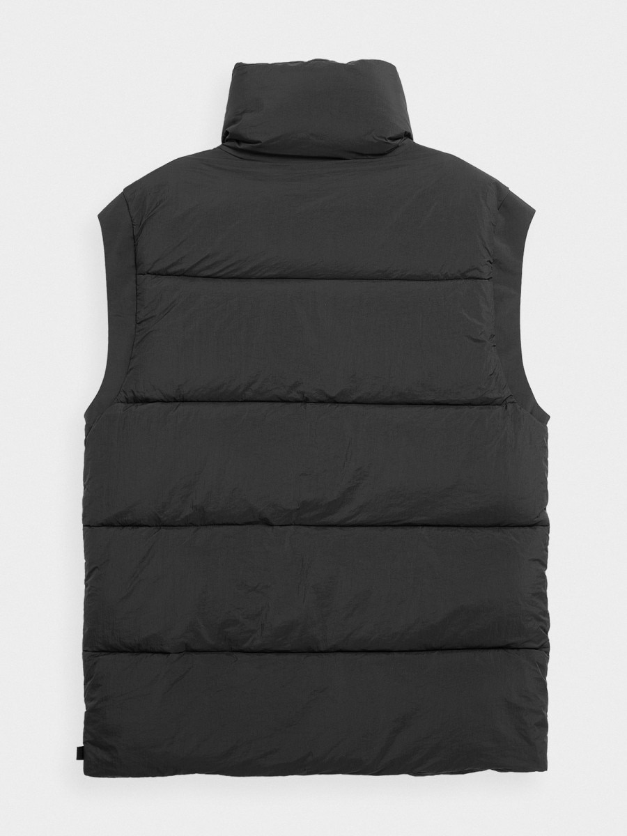 OUTHORN Women's oversize synthetic down vest deep black 6