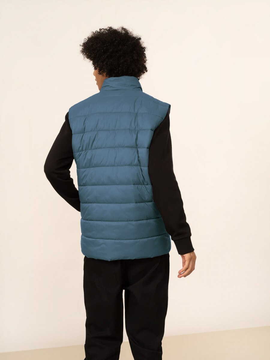 OUTHORN Men's synthetic down vest blue 4