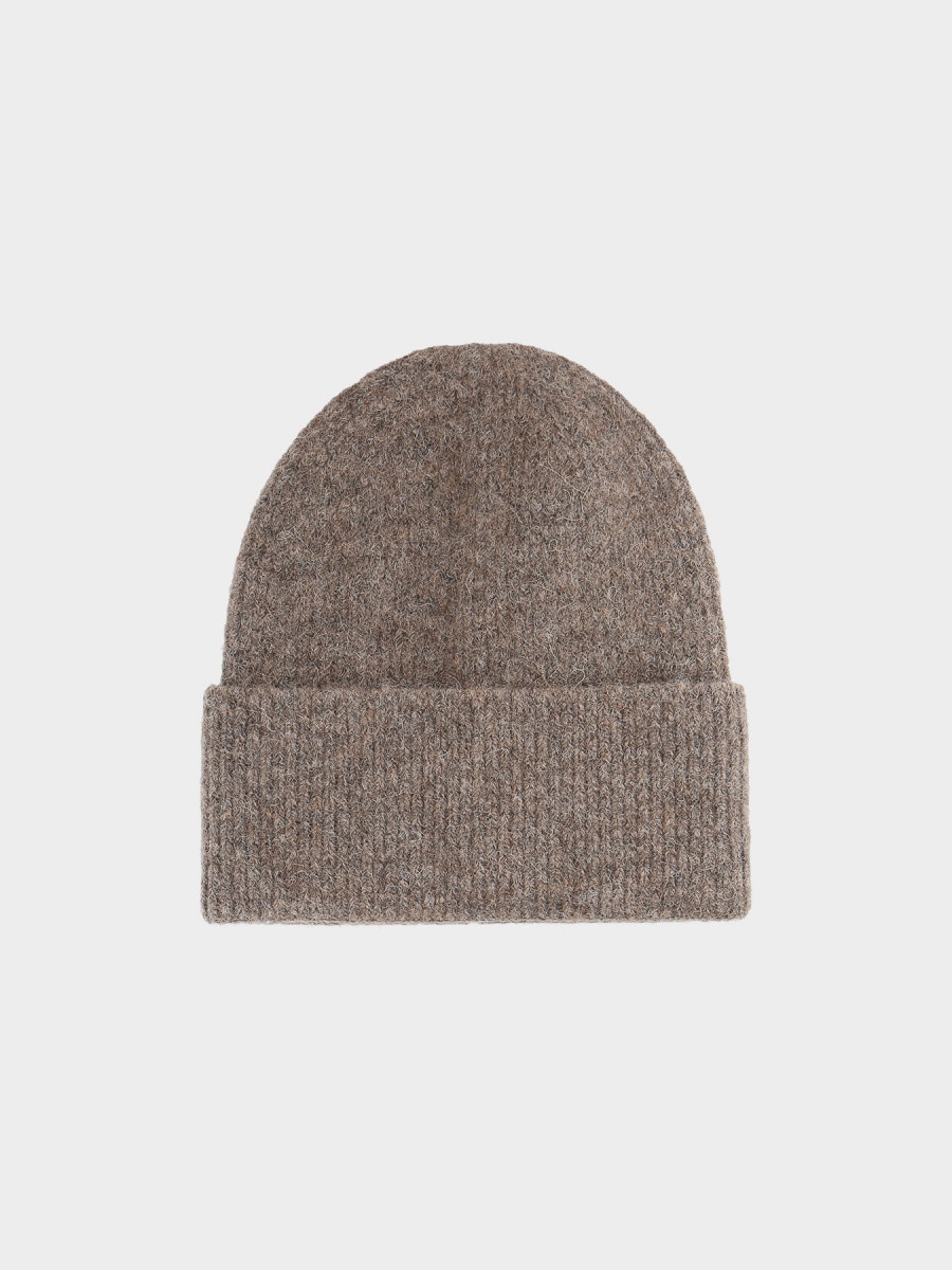 OUTHORN Women's winter beanie with wool and alpaca