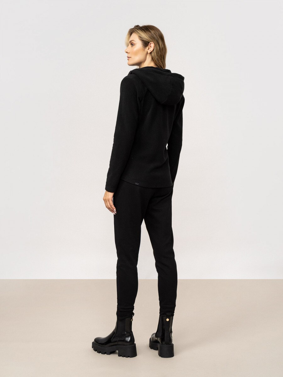 OUTHORN Women's fleece deep black 5