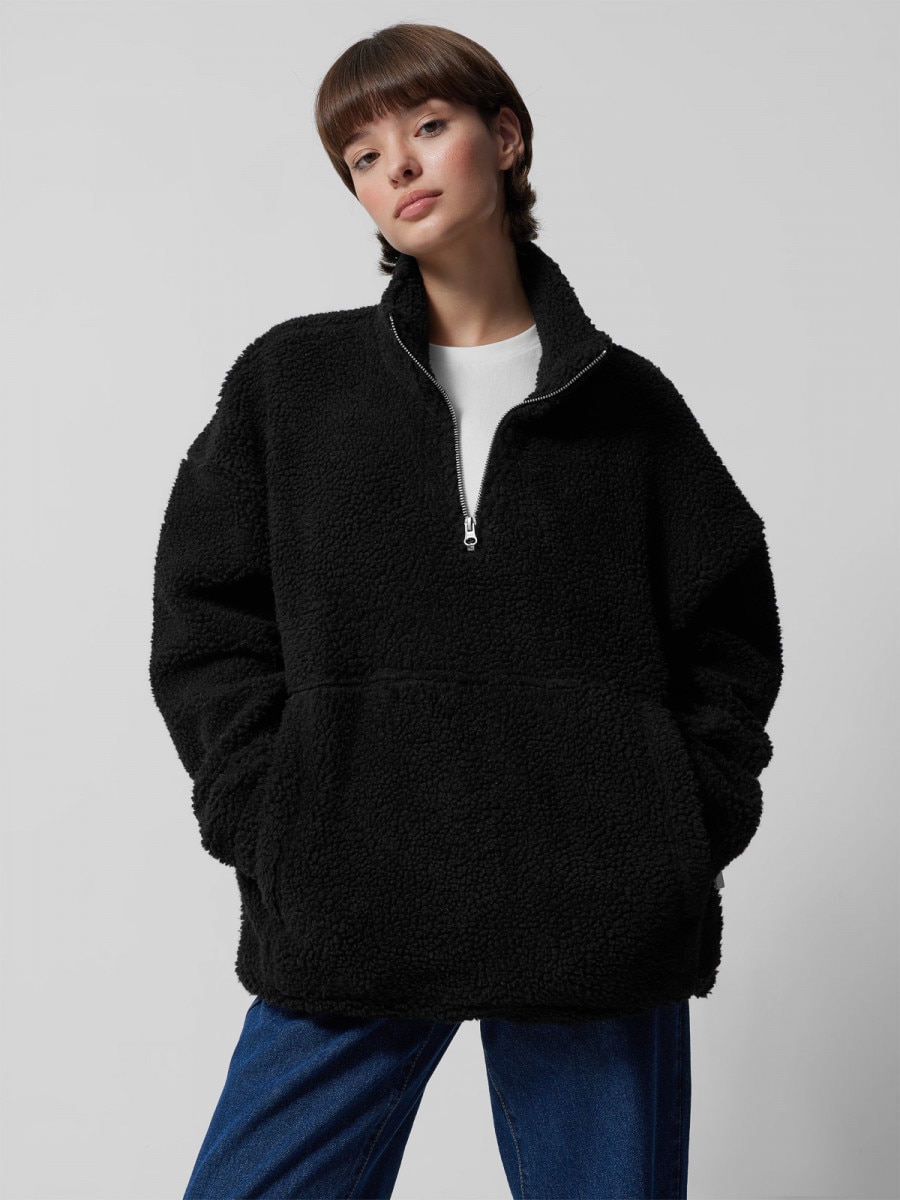 Unisex on sale sherpa pullover