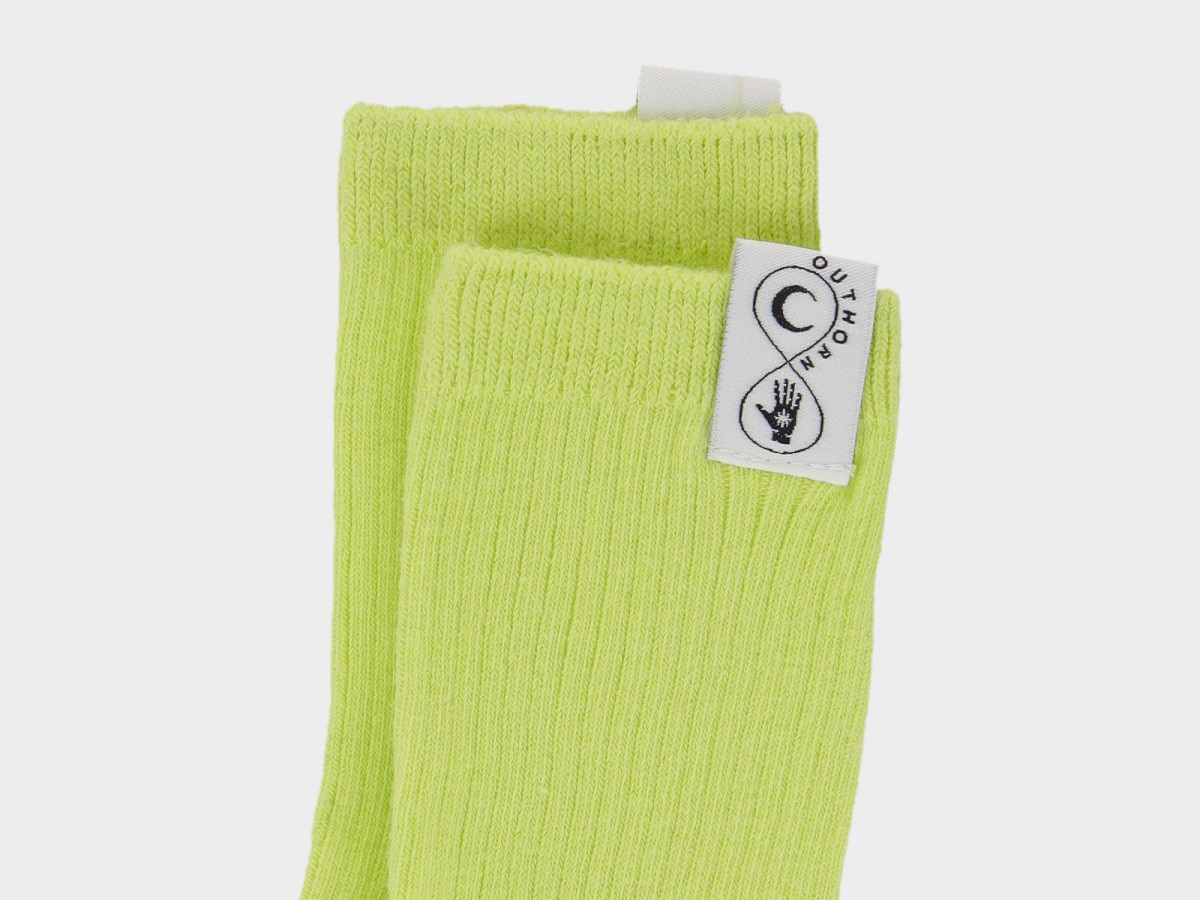 OUTHORN Men's ankle socks neon navy green 2