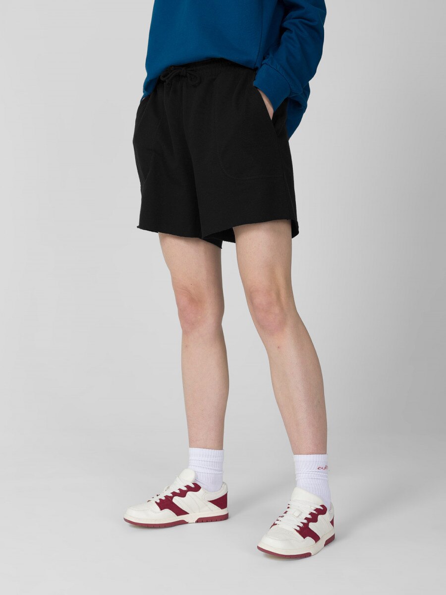 OUTHORN Women's knit shorts deep black 2