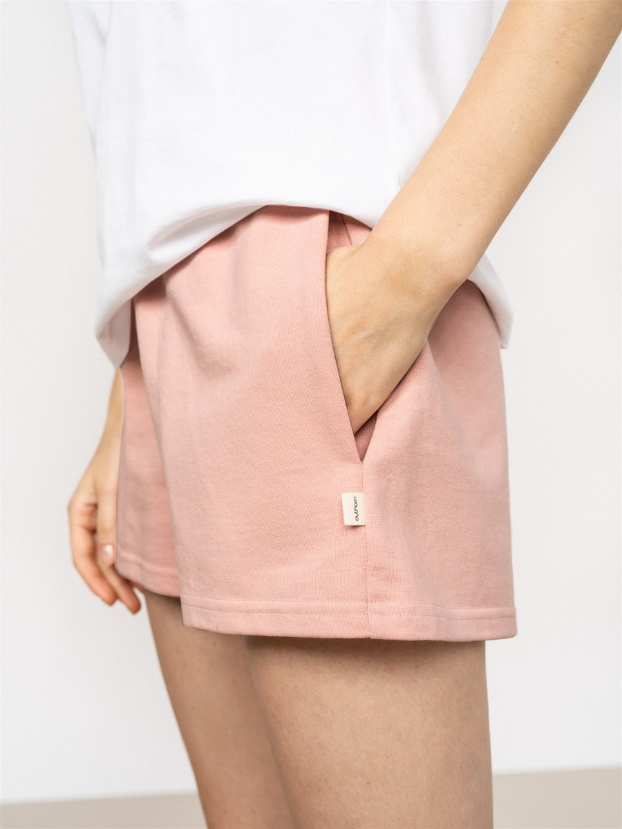OUTHORN Women's knit shorts light pink 2