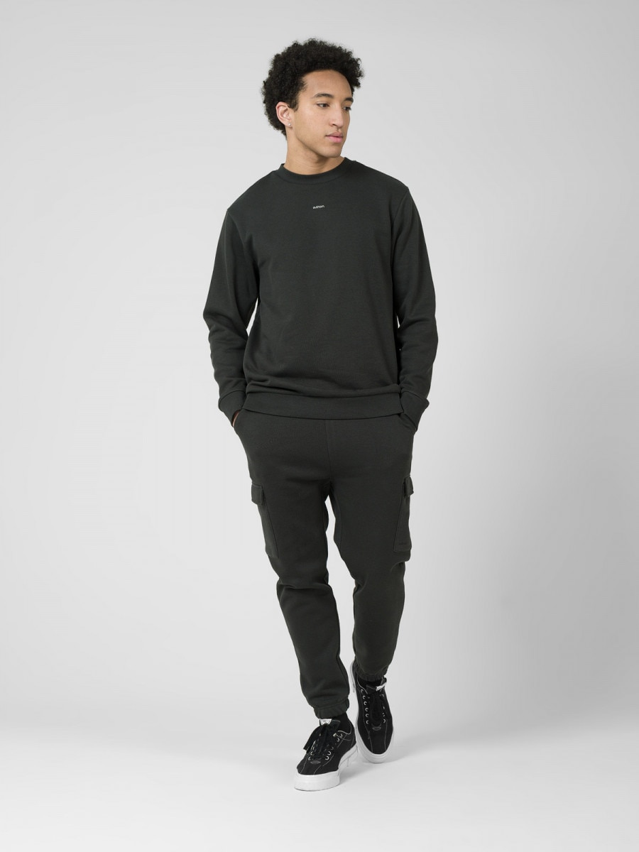 OUTHORN Men's cargo sweatpants darrk gray 2