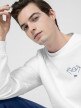 OUTHORN Men's pullover sweatshirt without hood - white white