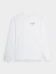 OUTHORN Men's pullover sweatshirt without hood - white white 5