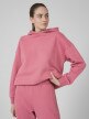 OUTHORN Women's oversize hoodie dark pink 2
