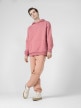 OUTHORN Men's oversize hoodie - pink pink 2