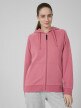 OUTHORN Women's zip-up hoodie dark pink 2
