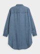  Women's long denim shirt blue 5