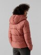  Women's reversible synthetic down jacket dark pink 5