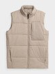  Men's synthetic down vest beige 6