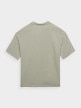OUTHORN Men's short-sleeved cotton muslin shirt - mint mint 8