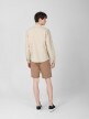 OUTHORN Men's shirt with linen cream 5