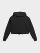 OUTHORN Women's oversize hoodie deep black 5