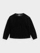 OUTHORN Women's pullover corduroy sweatshirt deep black 5
