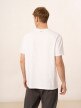OUTHORN Men's oversize T-shirt with print white 3