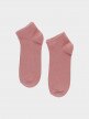 OUTHORN Women's basic ankle socks (2 pairs) dark pink