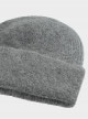 OUTHORN Women's winter beanie with wool and alpaca middle gray 2