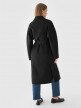 OUTHORN Women's woolen coat deep black 3