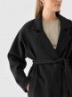 OUTHORN Women's woolen coat deep black 5