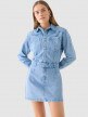 OUTHORN Denim mini dress blue