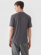 OUTHORN Men's ribbed t-shirt anthracite 3