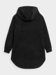 OUTHORN Women's pullover fleece with hood deep black 6