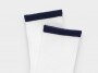  Men's ankle socks (2 pairs) white+white 2