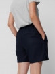 OUTHORN Women's woven linen shorts - navy blue 9