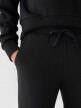 OUTHORN Women's sweatpants with wide legs deep black 4