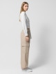 OUTHORN Women's parachute trousers beige 5