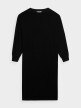 OUTHORN Knitted midi dress  deep black 4