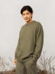 OUTHORN Men's oversized jumper khaki