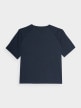OUTHORN Women's plain T-shirt - navy blue 5